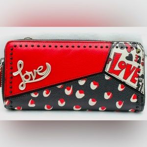 Brighton Crazy Love Large Leather Wallet.  Excellent condition.